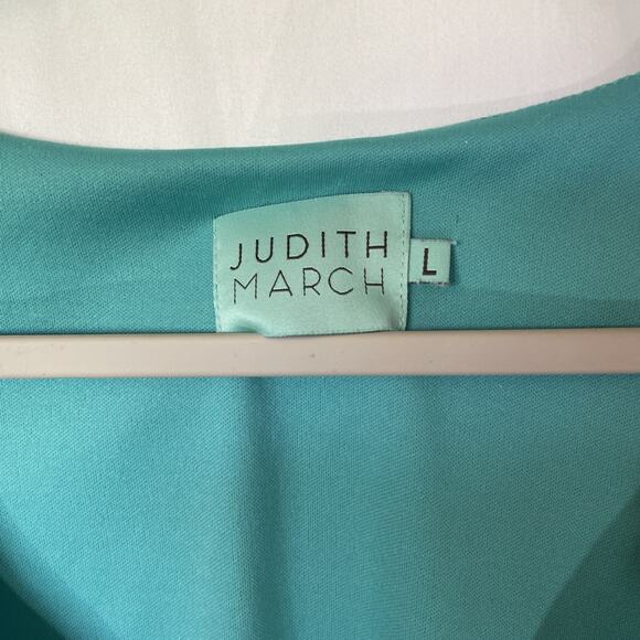 Judith March Top Womens Large Bell Sleeve Boho Pom Pom Fringe V-neck - Picture 7 of 16